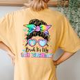 Bruh It's My 9Th Birthday 9 Year Old Birthday For Girl Women's Oversized Comfort T-Shirt Back Print Mustard