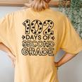 102 Day Of 2Nd Grade Dalmatian Dog Lovers Student Or Teacher Women's Oversized Comfort T-Shirt Back Print Yam