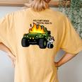 Military Grade Mental Health Women's Oversized Comfort T-Shirt Back Print Yam