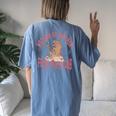 Retro Mother Of Mayhem Feral Moms Club Moms Women's Oversized Comfort T-Shirt Back Print Blue Jean Retro Mother Of Mayhem Feral Moms Club Moms Women's Oversized Comfort T-Shirt Back Print Blue Jean