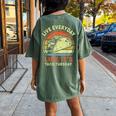 Everyday Taco Tuesday Cinco De Mayo Mexican Men Women's Oversized Comfort T-Shirt Back Print Moss