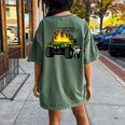 Military Grade Mental Health Women's Oversized Comfort T-Shirt Back Print Moss