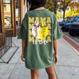 Mom Of Both Baseball Softball Coquette Baseball Women's Oversized Comfort T-Shirt Back Print Moss