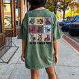 Retro In My Corgi Era Corgi Mom Dog Lover Women's Oversized Comfort T-Shirt Back Print Moss