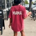 Girl Mama Floral Girl Mom Vintage Blessed Mama Vibes Women's Oversized Comfort T-Shirt Back Print Crimson Girl Mama Floral Girl Mom Vintage Blessed Mama Vibes Women's Oversized Comfort T-Shirt Back Print Crimson
