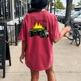 Military Grade Mental Health Women's Oversized Comfort T-Shirt Back Print Crimson