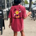 I Pee When I Laugh Embarrassing Adult Humor Offensive Women Women's Oversized Comfort T-Shirt Back Print Crimson