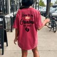 Soon To Be Grandma 2025 Mother's Day For New Grandma Women's Oversized Comfort T-Shirt Back Print Crimson