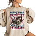 Autism Rizz Meme - Women's Oversized Sweatshirt | Fun & Quirky Design Sand