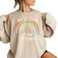 Autistic Raccoon Meme Women's Sweatshirt - Celebrate Neurodiversity Sand
