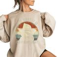 Raccoon Trash Panda Women's Oversized Sweatshirt - Cozy Humor Sand