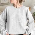 In My Feral Era Raccoon Moon Sweatshirt | Oversized Women's Wear Sport Grey