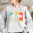 Raccoon For Men Women Raccoon Lover Introvert Women's Oversized Sweatshirt Sport Grey