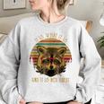 Racoon Trash Panda -Kids Cartoon Women's Oversized Sweatshirt Sport Grey