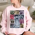 Raccoon Meme Women's Oversized Sweatshirt – Team Trash Feral Spirit Light Pink