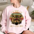 Racoon Trash Panda -Kids Cartoon Women's Oversized Sweatshirt Light Pink