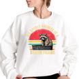 Trash Panda Raccoon Spirit - Women's Oversized Sweatshirt White