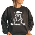 Raccoon Western Hoodie - Kids & Adults - Fun Outdoor Theme Black