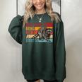 Adopt A Street Cat Womens Sweatshirt - Funny Gift for Raccoon Lovers Forest