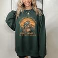 Out Of Breath Hiking Society Sweatshirt - Raccoon Vintage Design for Women Forest