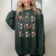 Raccoon Christmas Pajama Sweatshirt - Women's Oversized Cozy Decor Forest