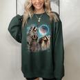 Raccoon Moon Sweatshirt - Fun Wildlife Theme for All Genders Forest