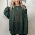 Raccoon Oversized Sweatshirt - Fun & Cozy for Women Forest
