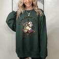 Racoonicorn Women's Sweatshirt | Whimsical Trash Panda Design Forest