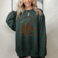 Sarcastic Raccoon Women's Oversized Sweatshirt - Humorous Casual Wear Forest
