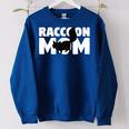 Raccoon Lover Oversized Sweatshirt for Moms - Cozy Animal Tee Royal Blue