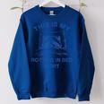 Raccoon Sarcastic Women's Oversized Sweatshirt - Relaxed Humor Royal Blue