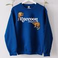 Raccoon Whisperer Women's Oversized Sweatshirt | Cozy Cute Tee Royal Blue