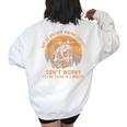 Out Of Breath Hiking Sweatshirt - Raccoon Vintage Design White