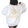 Vintage Western Women's Sweatshirt - Cowboy Raccoon Print White