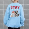 Raccoon Oversized Sweatshirt for Men & Women | Cozy Introvert Style Light Blue