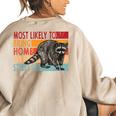 Adopt a Street Cat Sweatshirt - Funny Raccoon Lovers, Women's Oversized Sand
