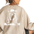 Raccoon Cowboy Western Sweatshirt | Oversized | Unisex | Kids & Adults Sand