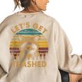 Raccoon Oversized Sweatshirt - Fun Print - Small Size Sand