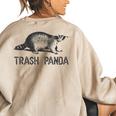 Raccoon & Trash Panda Grey T-Shirt - Women's Classic Short Sleeve Sand