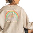 Raccoon Women's Oversized Sweatshirt | Fun Back Print | Cozy Fashion Sand