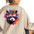 Retro Raccoon Sweatshirt - Colorful Headphones Design for Adults & Kids Sand