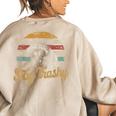 Stay Trashy Meme Sweatshirt - Opossum & Raccoon Womens Casual Wear Sand