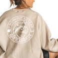 Trash Panda Workout Sweatshirt - Gym Humor Women's Oversized Tee Sand