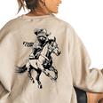 Vintage Cowboy Raccoon Sweatshirt - Western 90s Women's Retro Style Sand