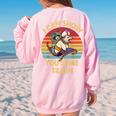 I Can Show You Some Trash Raccoon Vintage Lovers Women's Oversized Sweatshirt Back Print Light Pink