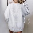Feral Era Raccoon Women's Oversized Sweatshirt - Moon Theme Sport Grey