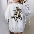 Vintage Cowboy Raccoon Sweatshirt - Western 90s Women's Retro Style Sport Grey