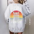 Vintage Raccoon Sweatshirt - Eco-Friendly Back Print Women's Oversized Sport Grey