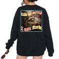 Life Is Soup Raccoon Meme Women's Sweatshirt - Oversized & Quirky Black