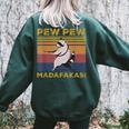 Raccoon Lover Vintage Sweatshirt | Women's Oversized | Back Print Forest
